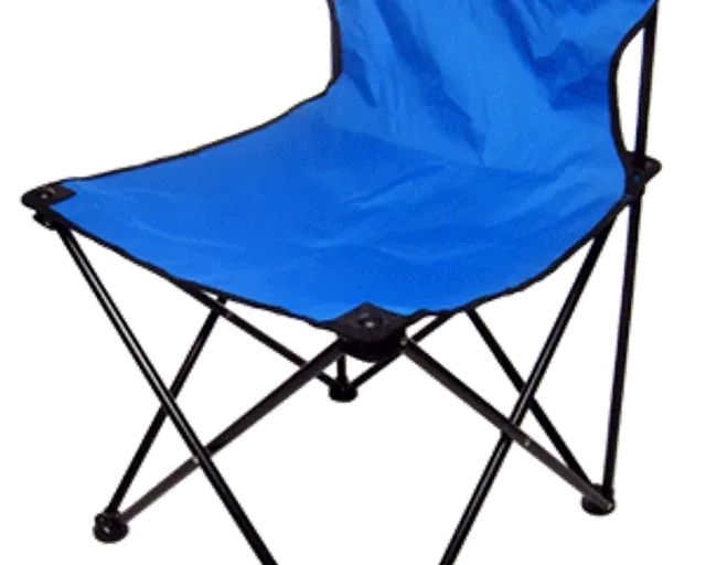 Sedia da campeggio pieghevole blu